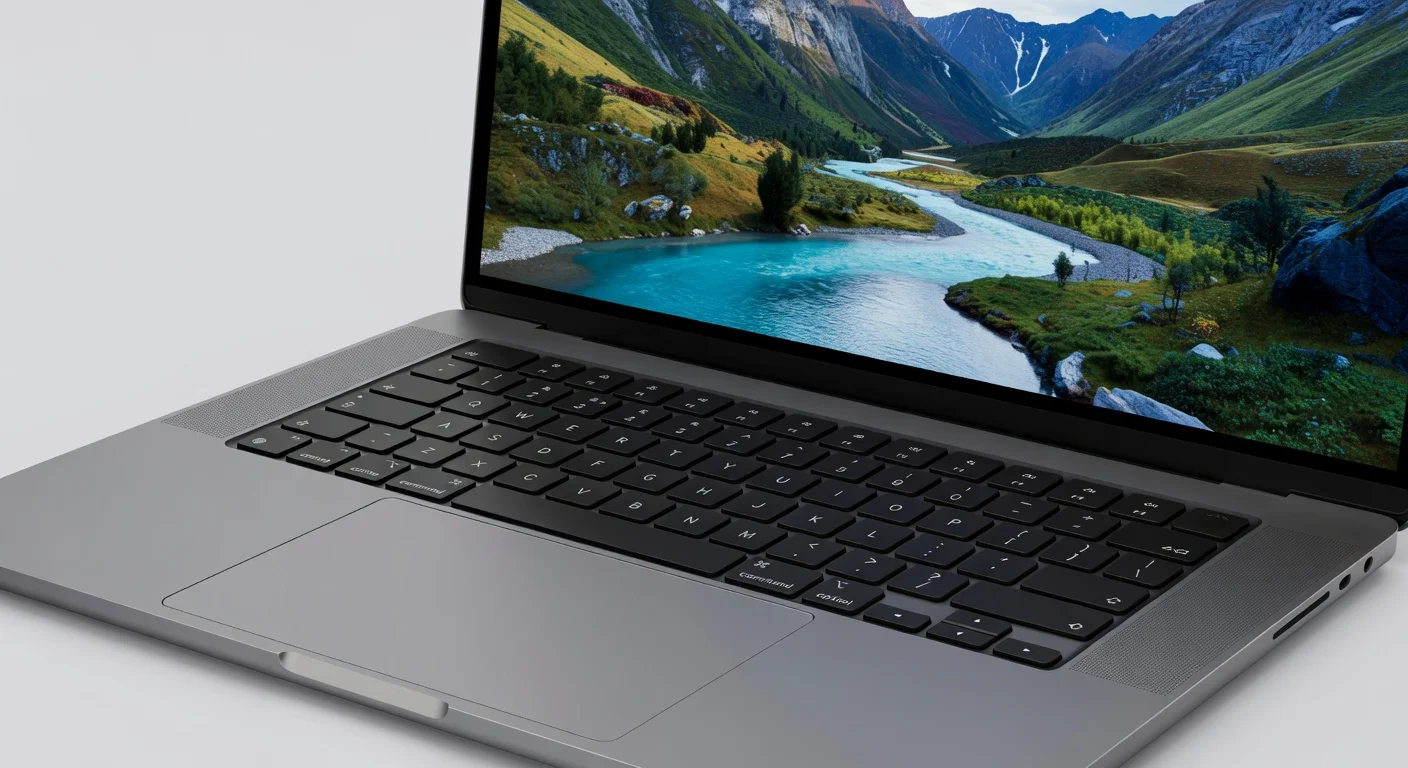 Apple MacBook Pro M6 - detail closeup