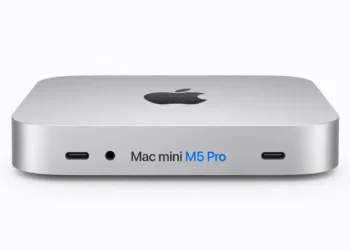 Apple Mac mini M5 Pro - front design view