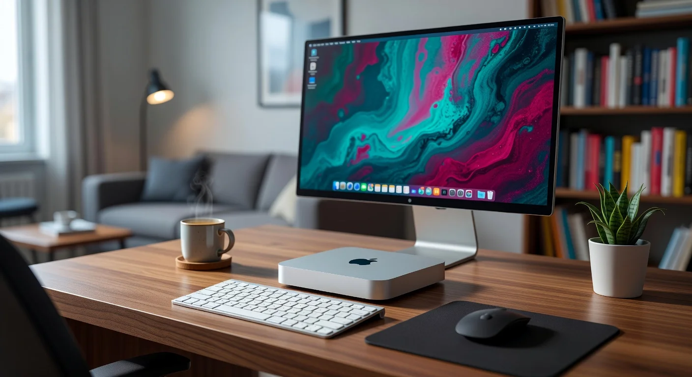 Apple Mac mini M5 Pro - in-use shot