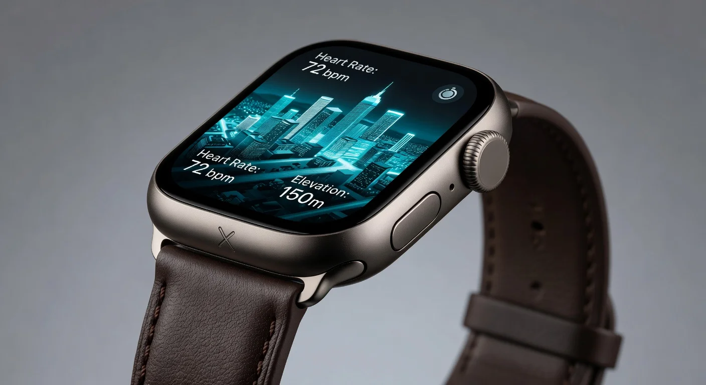 Apple Watch X - detail closeup Apple Watch X - detail closeup