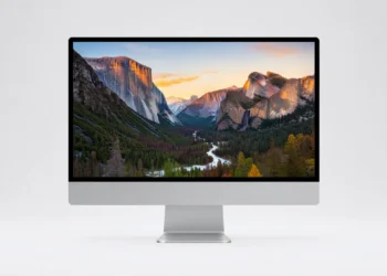 Apple iMac M3 Pro - front design view