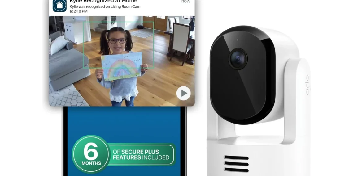 Arlo Essential Pan Tilt Indoor — official Amazon product image