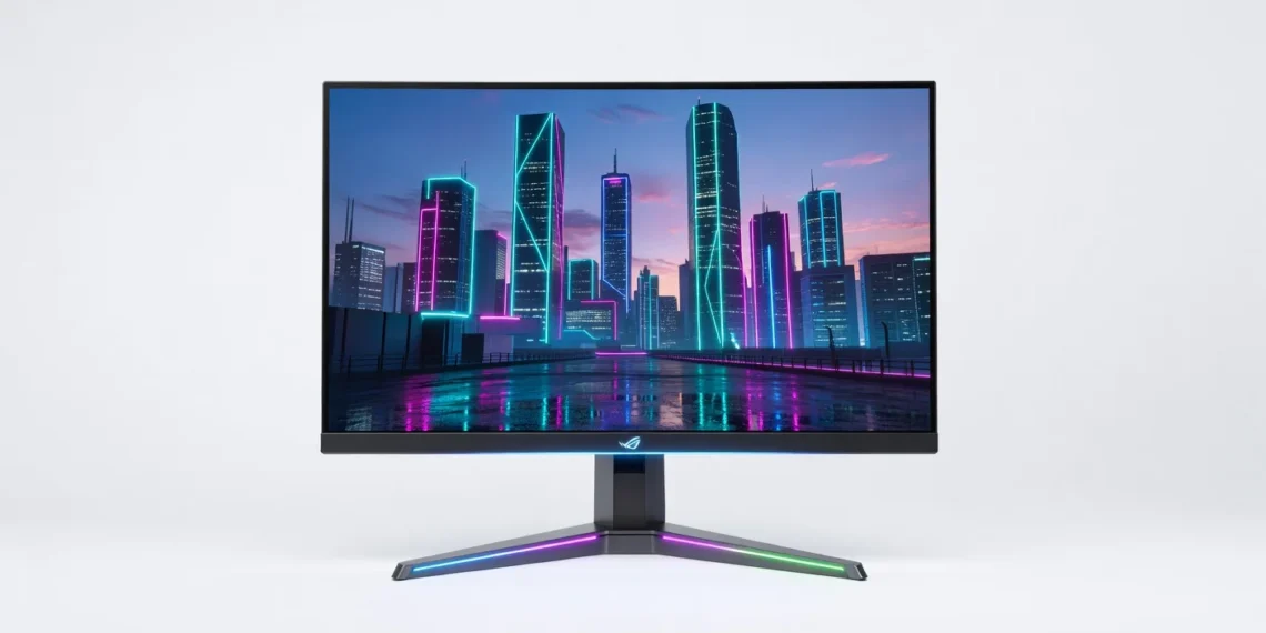 Asus ROG Swift PG42UQ2 - front design view