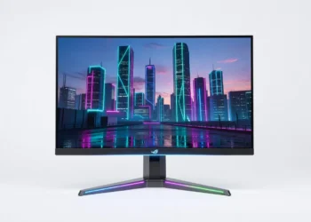 Asus ROG Swift PG42UQ2 - front design view