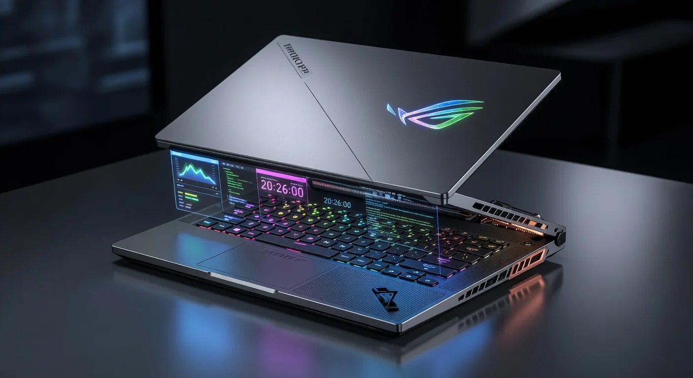 Asus ROG Zephyrus G14 (2026 Edition) - detail closeup Asus ROG Zephyrus G14 (2026 Edition) - detail closeup