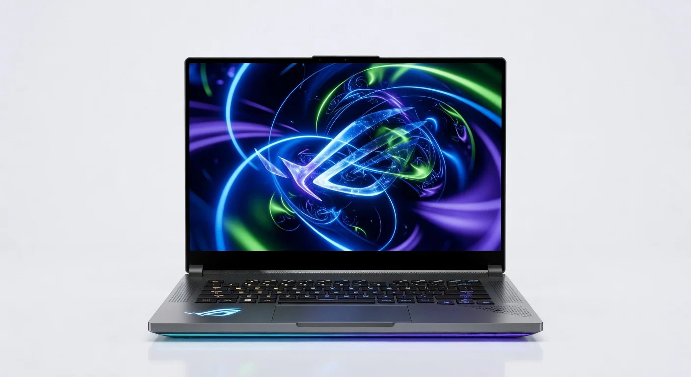 Asus ROG Zephyrus G15 (2026 Edition) - front design view Asus ROG Zephyrus G15 (2026 Edition) - front design view