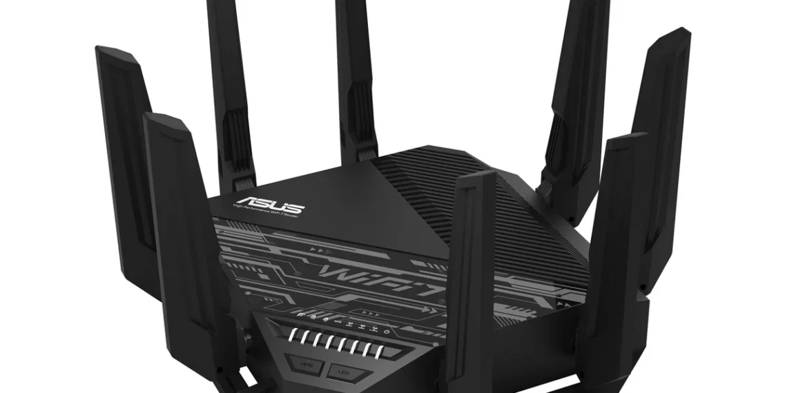 Asus RT-BE96U — official Amazon product image