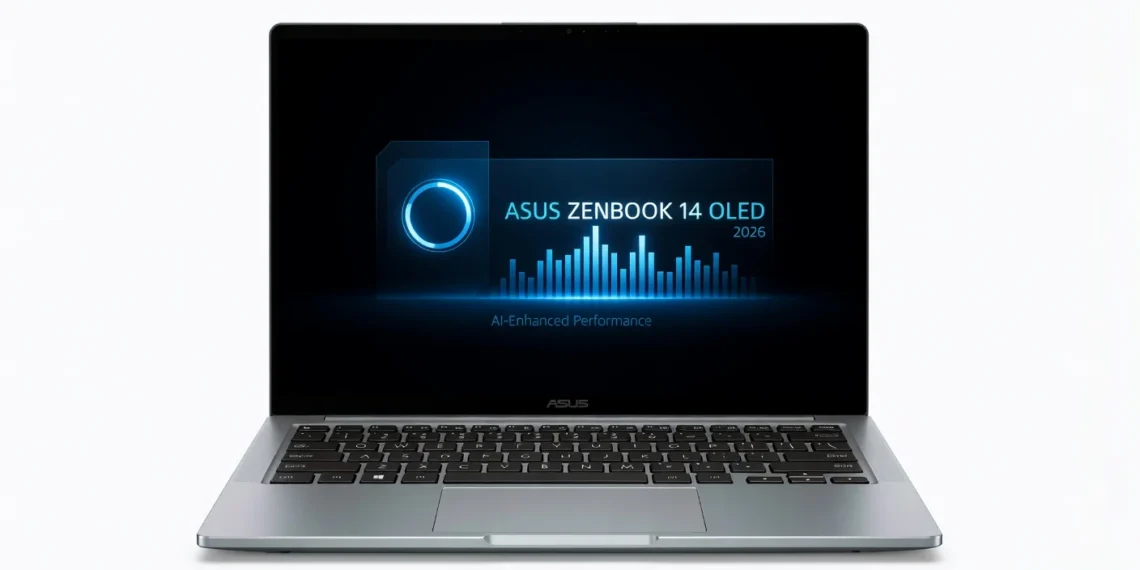Asus ZenBook 14 OLED (2026) - front design view