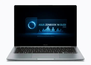 Asus ZenBook 14 OLED (2026) - front design view