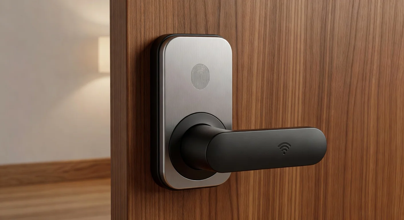 August Wi-Fi Smart Lock - in-use shot