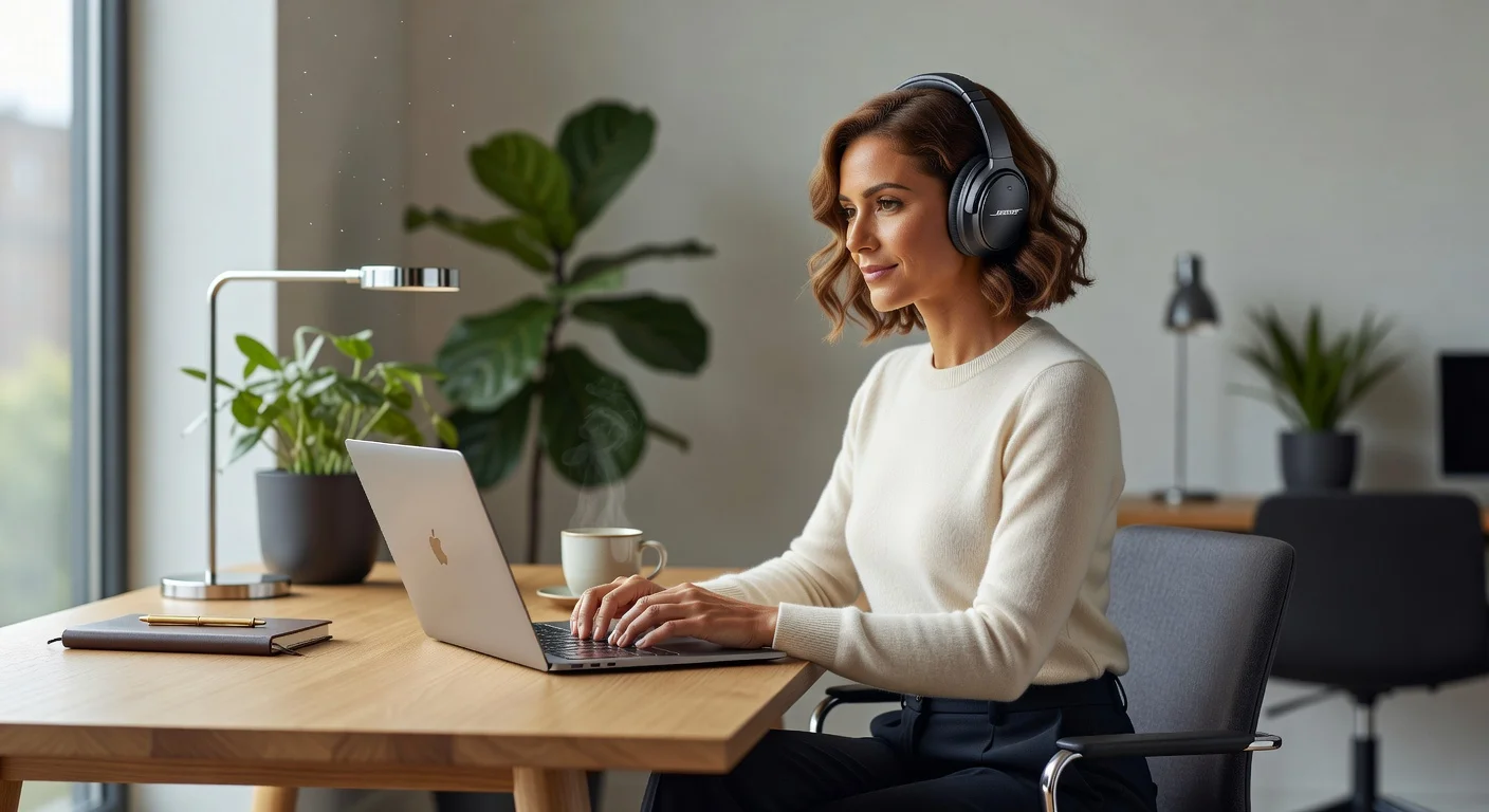 Bose QuietComfort Headphones 2 - in-use shot