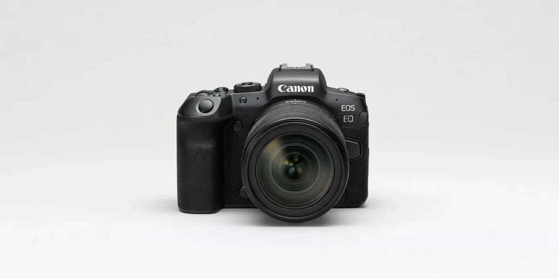 Canon EOS R7 Mark II - front design view
