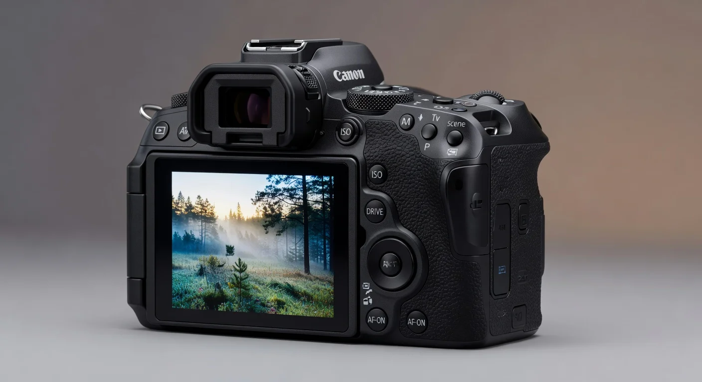 Canon EOS R7 Mark II - detail closeup Canon EOS R7 Mark II - detail closeup