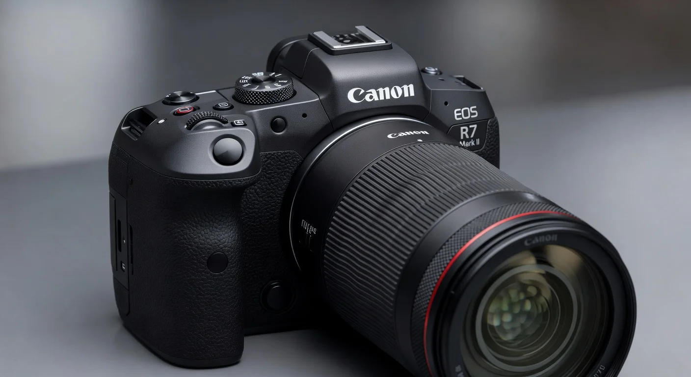 Canon EOS R7 Mark II - detail closeup