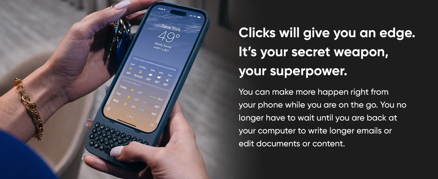 Clicks Keyboard for iPhone 16 — Amazon gallery image 1