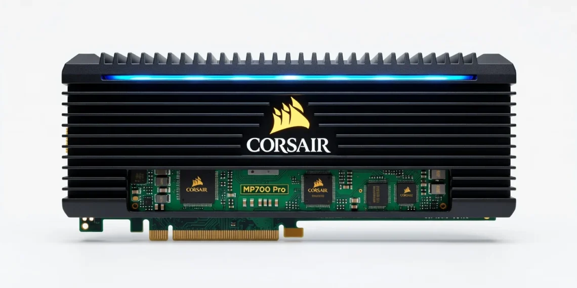 Corsair MP700 Pro - front design view