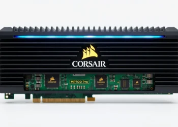 Corsair MP700 Pro - front design view