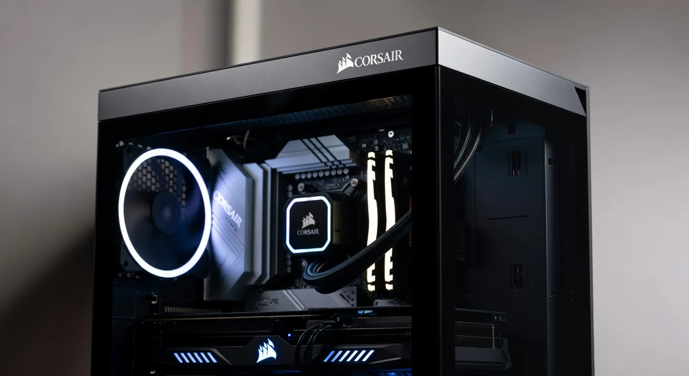 Corsair One i500 - in-use shot