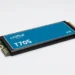 Crucial T705 4TB Gen 5 SSD - front design view