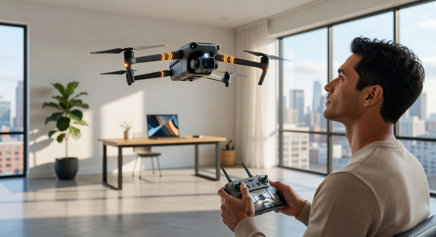 DJI Mavic 3 Pro - in-use shot