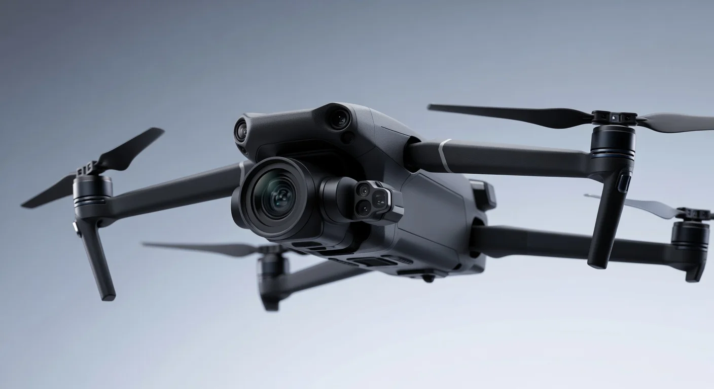 DJI Mavic 4 Pro - detail closeup DJI Mavic 4 Pro - detail closeup