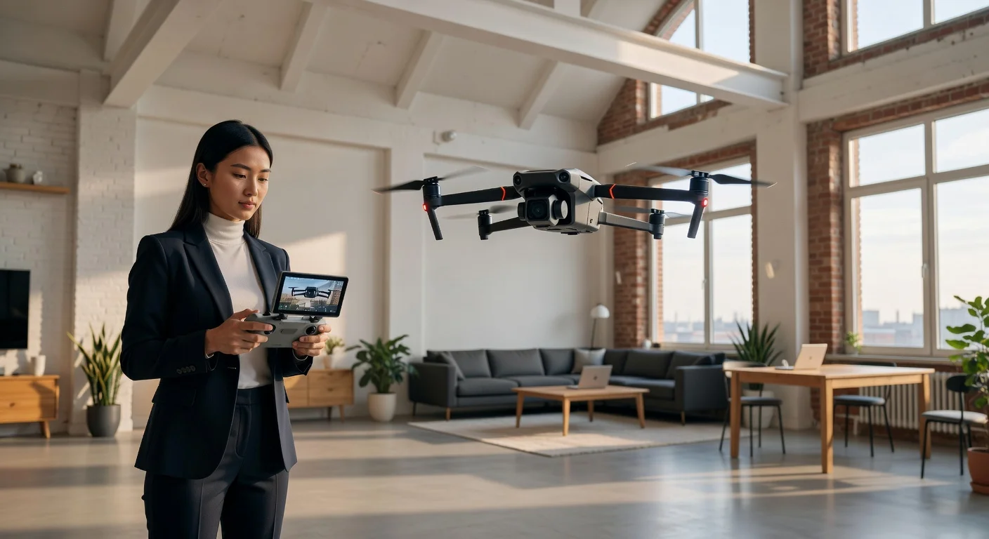 DJI Mavic 4 Pro - in-use shot DJI Mavic 4 Pro - in-use shot