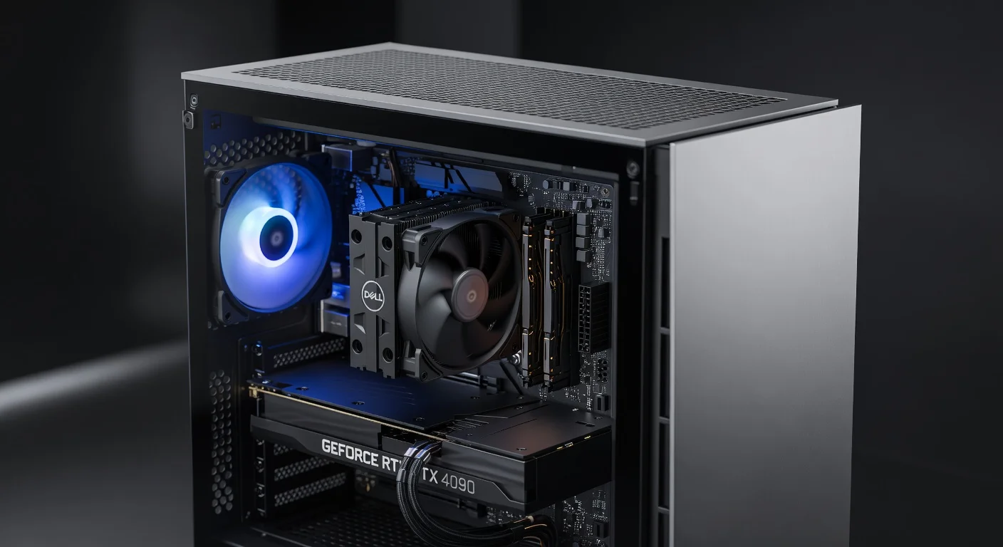 Dell XPS Desktop 8960 - detail closeup