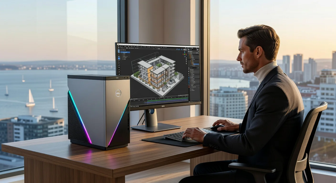 Dell XPS Desktop 8960 - in-use shot