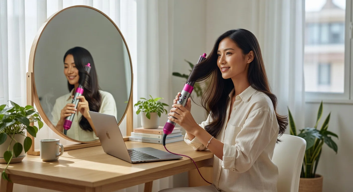 Dyson Airwrap Next Gen - in-use shot