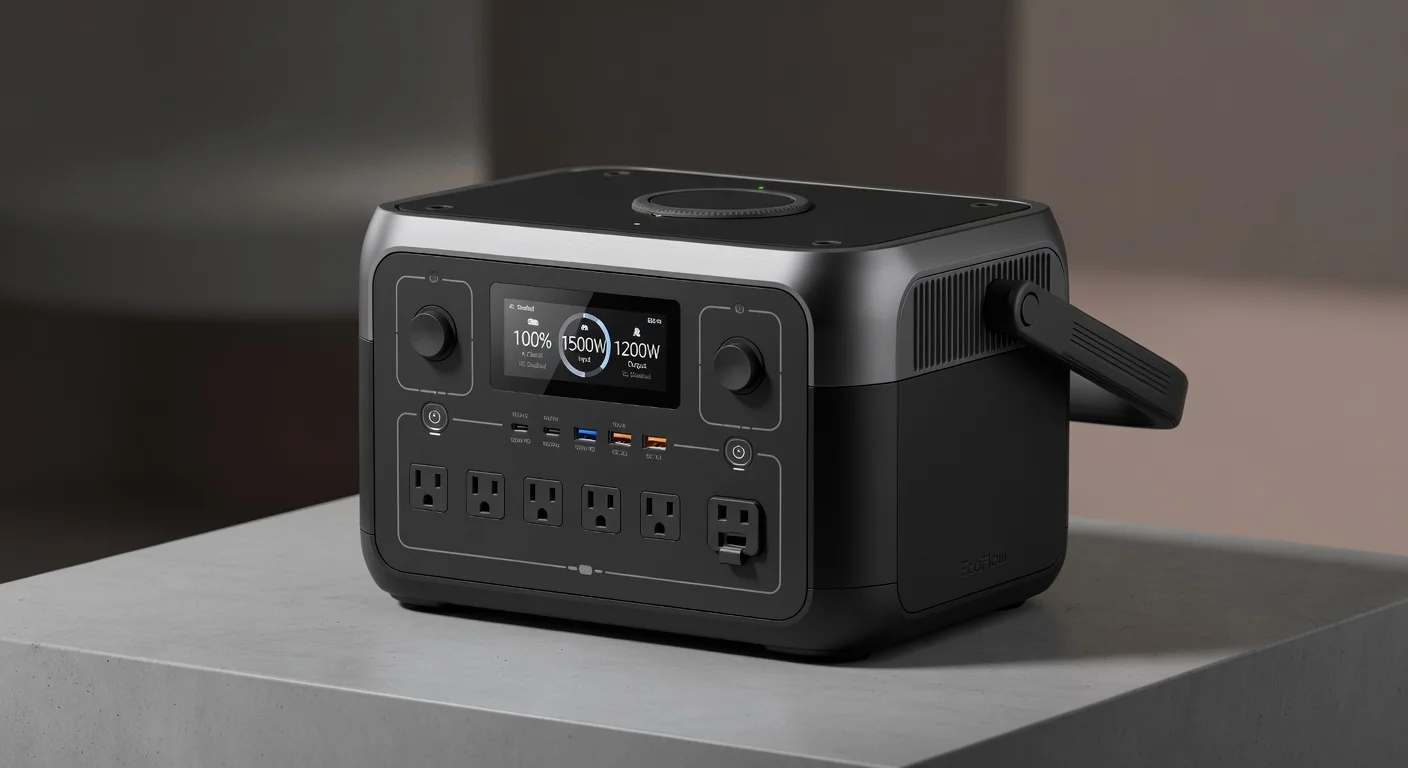 EcoFlow DELTA 2 Max - detail closeup