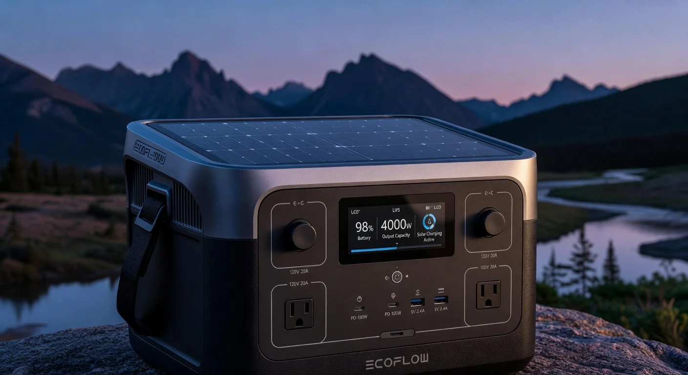 EcoFlow Delta 3 Pro - detail closeup