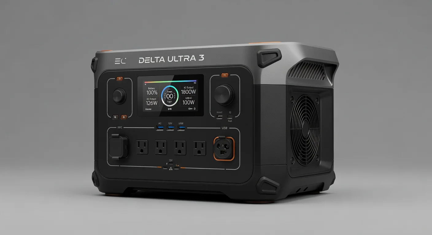 EcoFlow Delta Ultra 3 - side profile