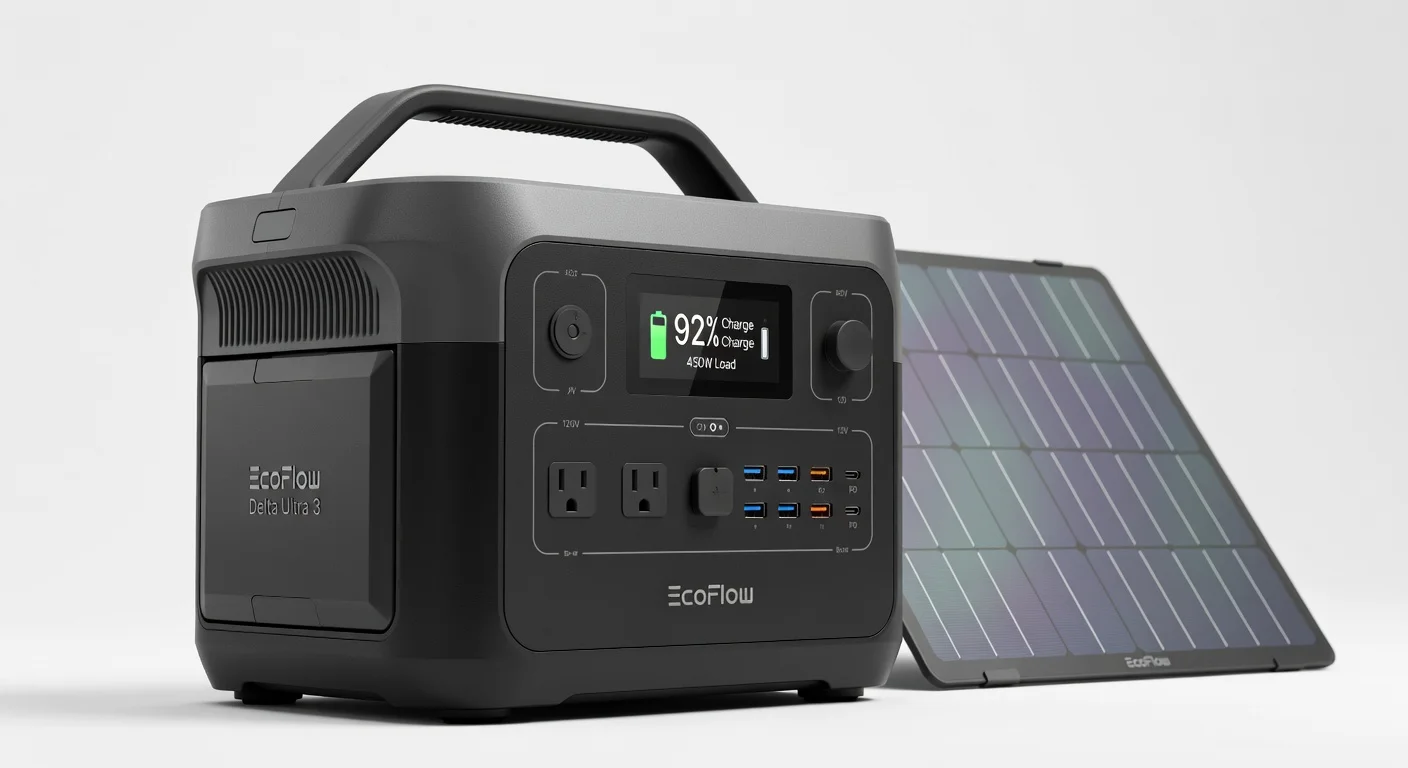 EcoFlow Delta Ultra 3 - detail closeup