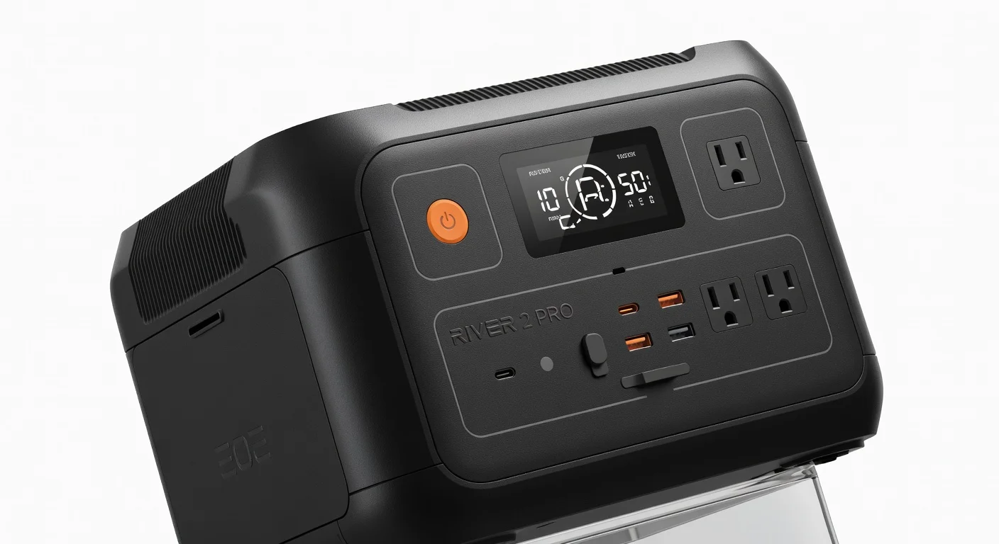 EcoFlow River 2 Pro - in-use shot