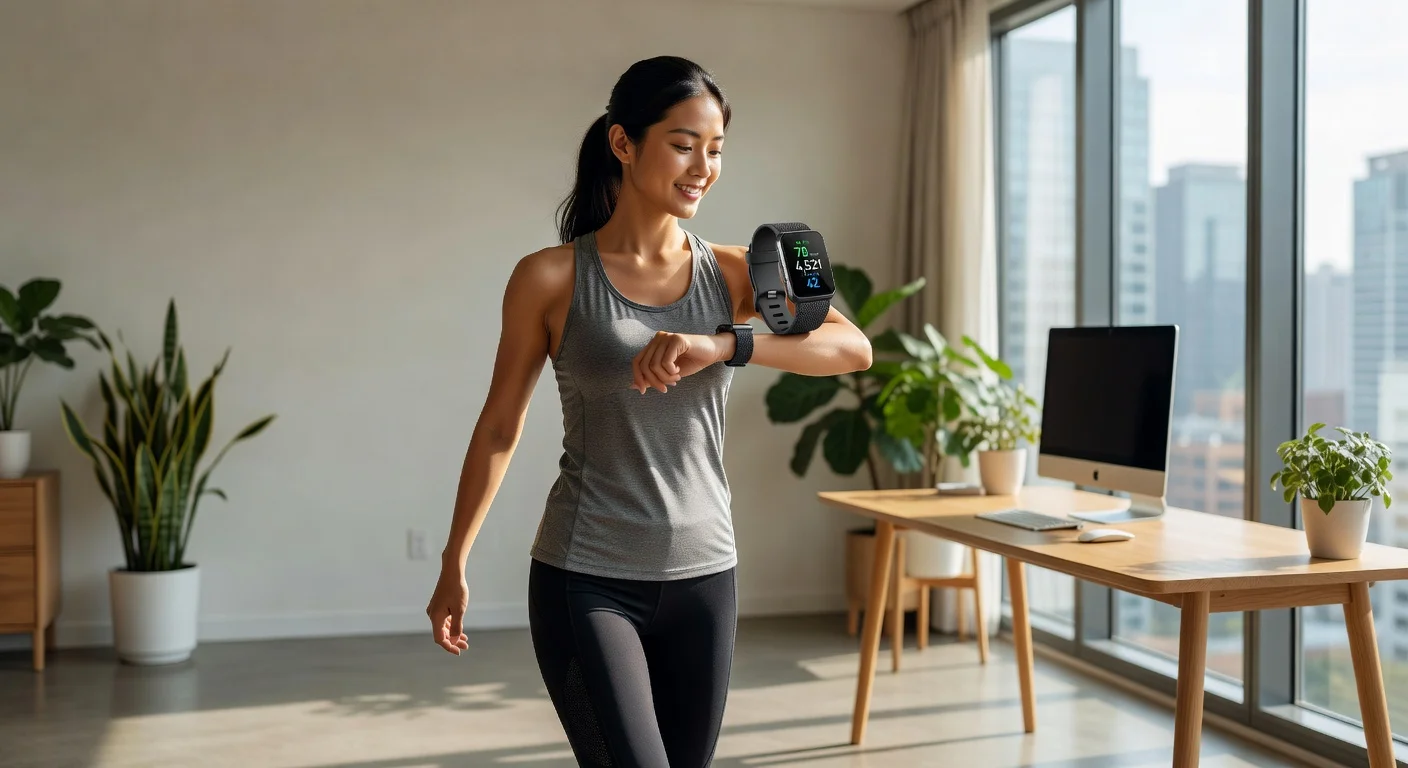 Fitbit Charge 6 - in-use shot