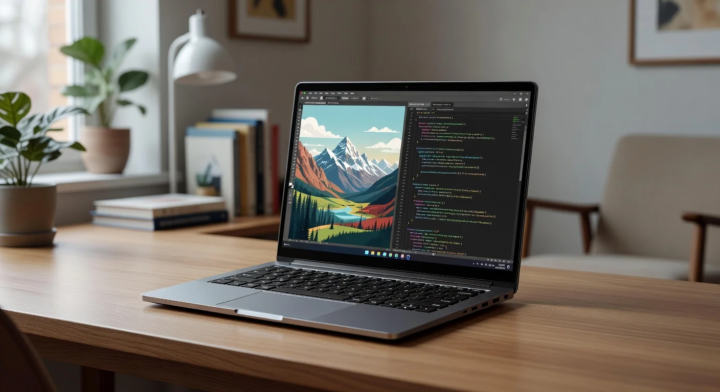 Framework Laptop 13 (2026 Refresh) - in-use shot Framework Laptop 13 (2026 Refresh) - in-use shot