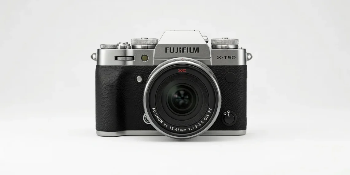 Fujifilm X-T50 - front design view