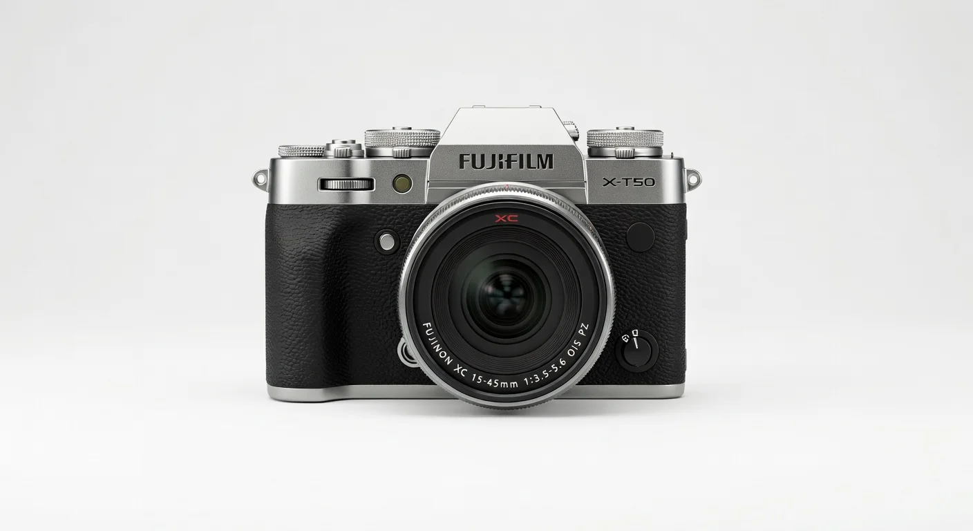 Fujifilm X-T50 - front design view Fujifilm X-T50 - front design view