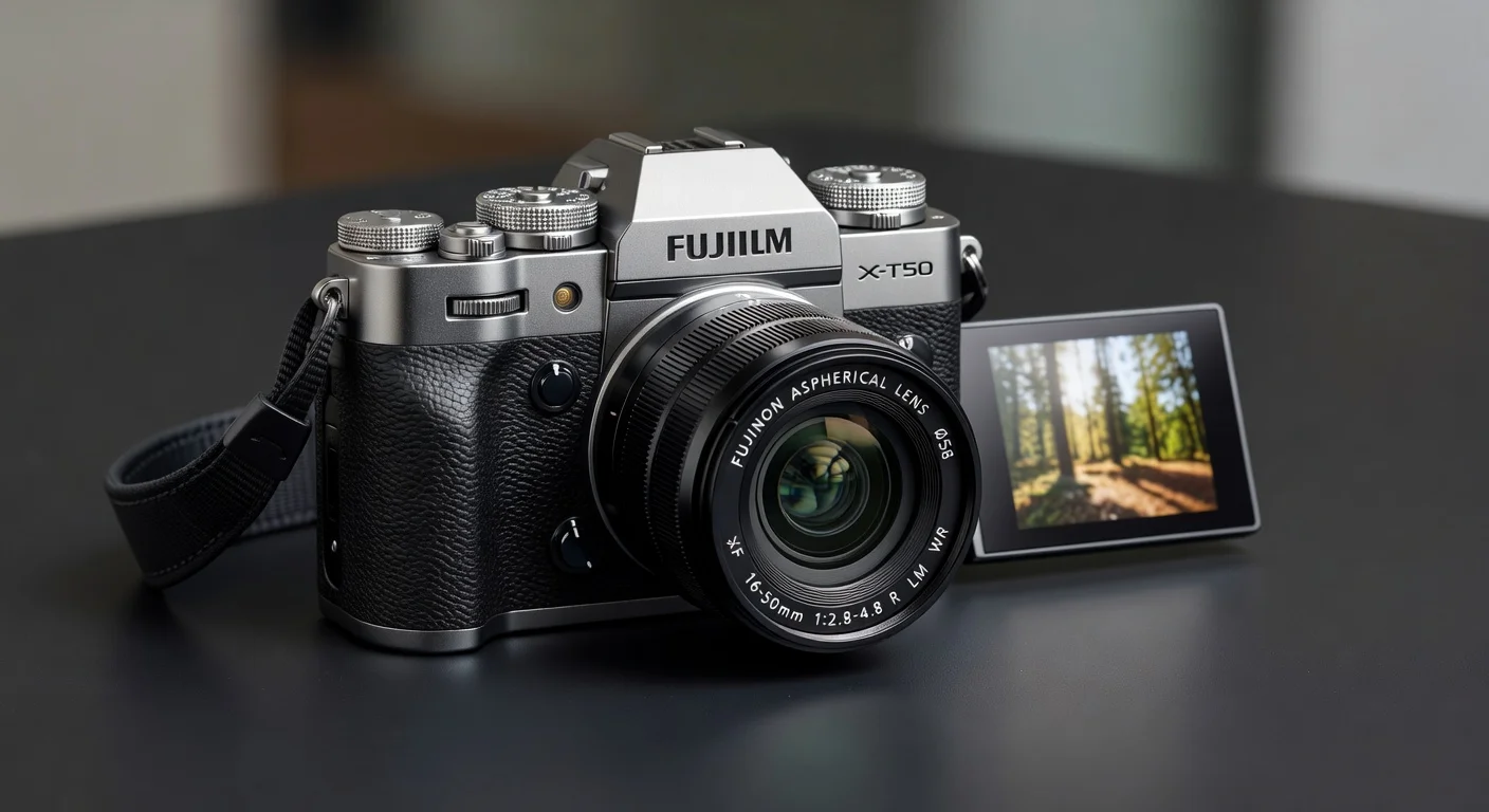 Fujifilm X-T50 - detail closeup Fujifilm X-T50 - detail closeup