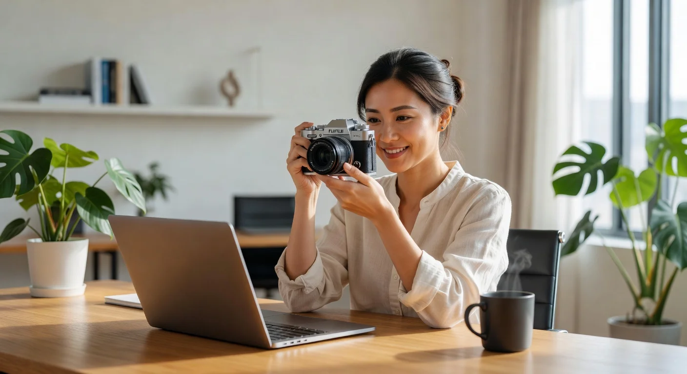 Fujifilm X-T50 - in-use shot Fujifilm X-T50 - in-use shot