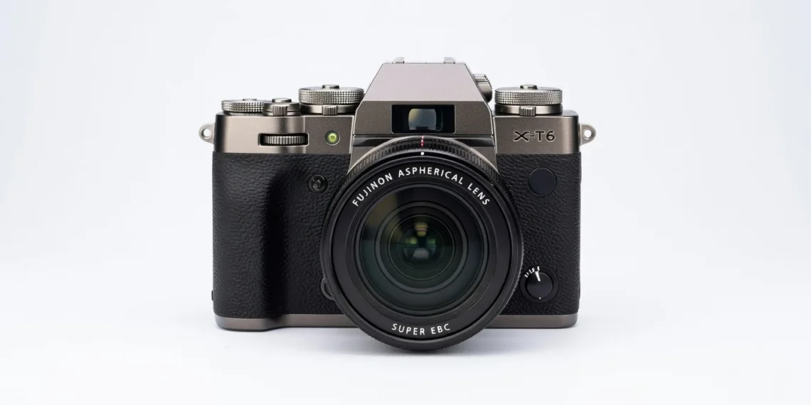 Fujifilm X-T6 - front design view