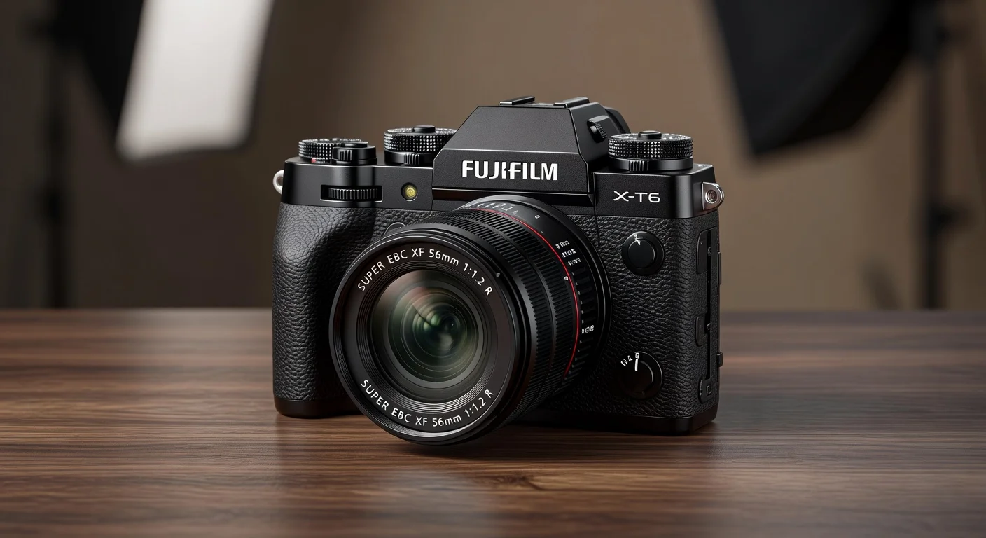 Fujifilm X-T6 - side profile Fujifilm X-T6 - side profile