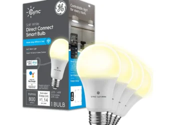 GE Cync A19 Smart LED Bulb — official Amazon product image