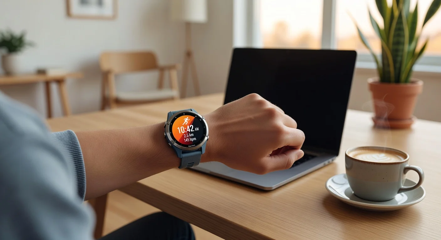 Garmin Forerunner 265 - in-use shot Garmin Forerunner 265 - in-use shot