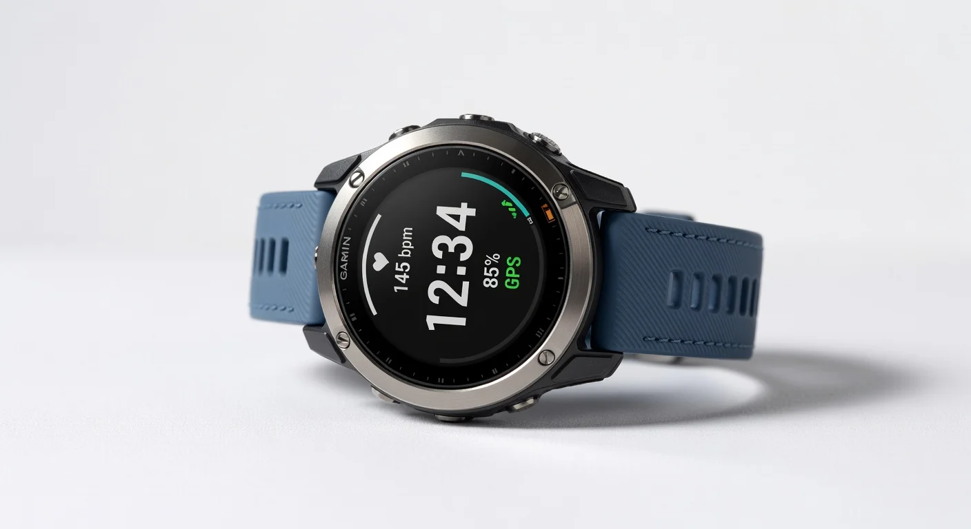 Garmin Forerunner 965 Gen 2 - detail closeup Garmin Forerunner 965 Gen 2 - detail closeup