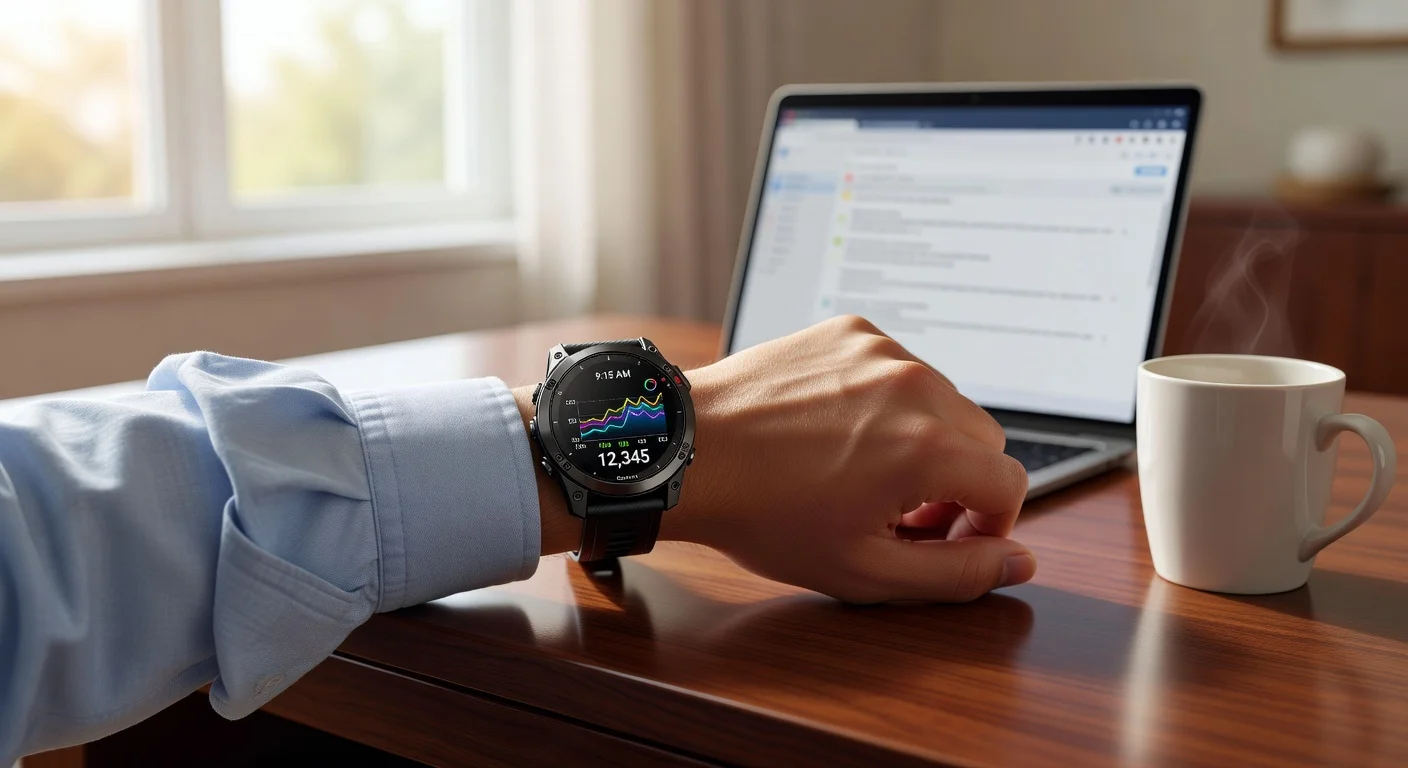 Garmin Forerunner 965 Successor - in-use shot