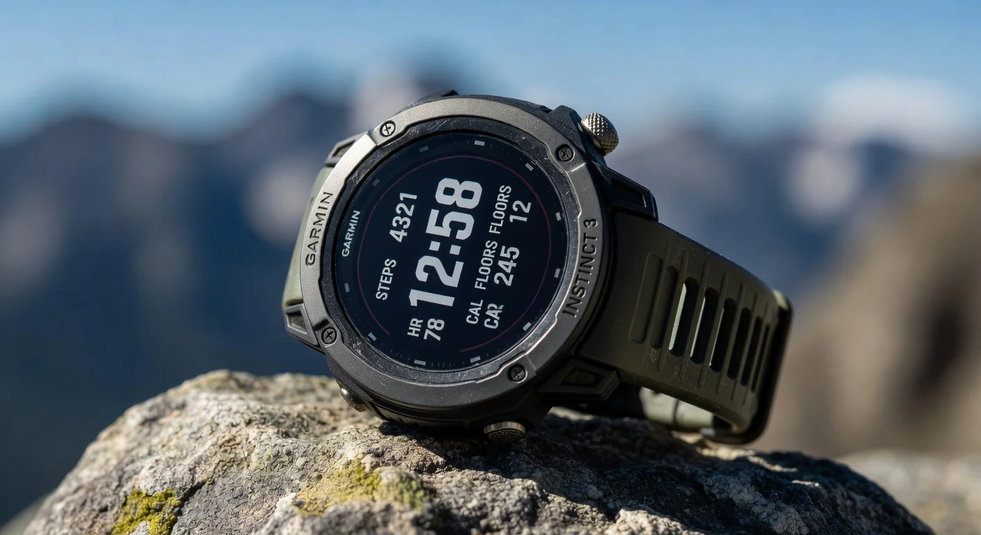 Garmin Instinct 3 - detail closeup