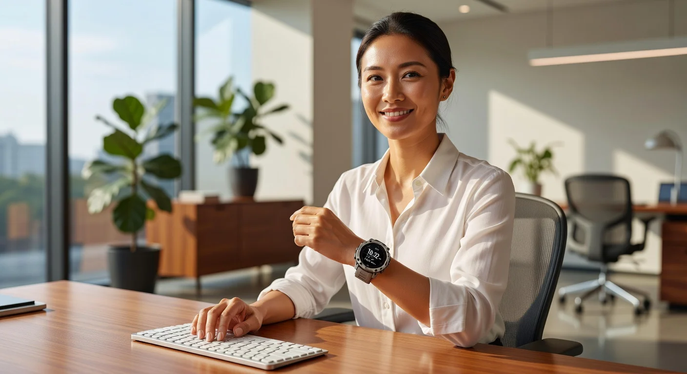 Garmin Instinct 3 - in-use shot