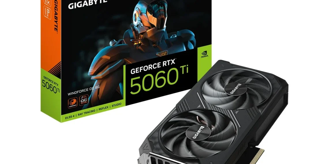 Gigabyte GeForce RTX 5060 WINDFORCE OC 8G — official Amazon product image