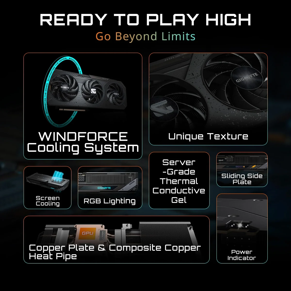 Gigabyte Radeon RX 9060 XT Gaming OC 16G — Amazon gallery image 2